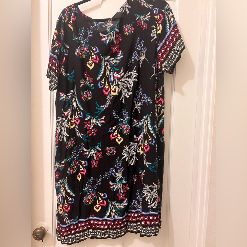 Shein mosaic t- shirt dress